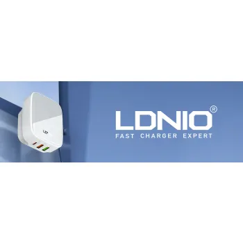 Ładowarka 32W 3 porty USB PD QC Ldnio Q334 white