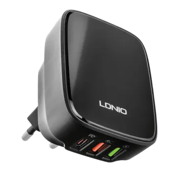 Ładowarka 32W 3 porty USB PD QC Ldnio Q334 black