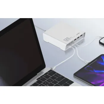 Ładowarka 120W 6 portów USB A i C Ldnio Q605 white