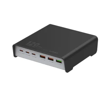 Ładowarka 120W 6 portów USB A i C Ldnio Q605 black