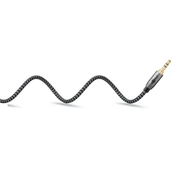 Kabel audio Jack 3.5mm x2 Goobay Plus TEXTIL 5m