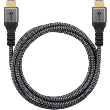 Kabel HDMI 2.1 8K 60Hz Goobay Plus TEXTIL 0.5m