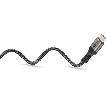 Kabel HDMI 2.1 8K 60Hz Goobay Plus TEXTIL 0.5m