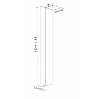 Prowadnica kablowa magnetyczna SPK-351W