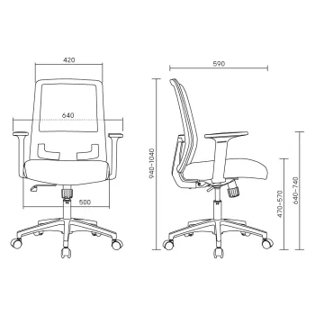 Ergonomiczny fotel biurowy GRINGO-35
