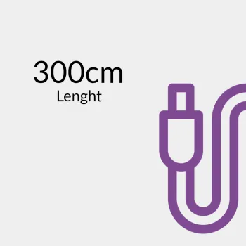 Kabel USB-C PD100/240W Spacetronik 3m fioletowy