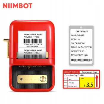 Drukarka etykiet Niimbot B21 czerwona