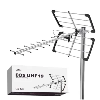 Antena DVB-T2 Spacetronik EOS UHF 19 Czarny