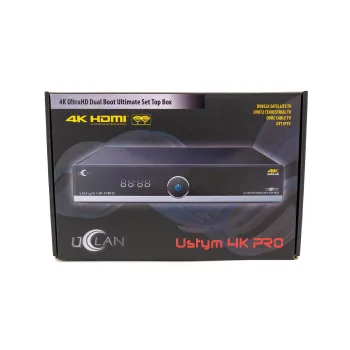 Ustym 4K PRO COMBO Ultimate Engima2 DVB-S2X/T2/C