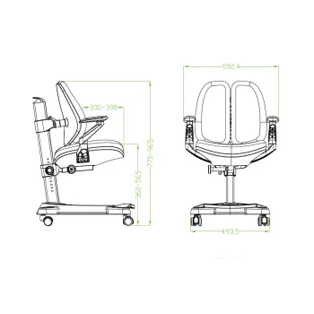 Krzesło dziecięce Spacetronik XD SPC-XD01A