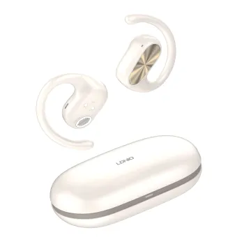 Bezprzewodowe słuchawki OWS kostne T07 Białe