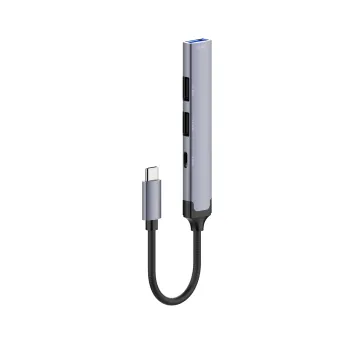 Adapter HUB multiport USB-C 4w1 5Gbps DS-34C
