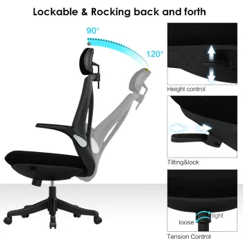 Fotel biurowy ergonomiczny Spacetronik ARIAN-10