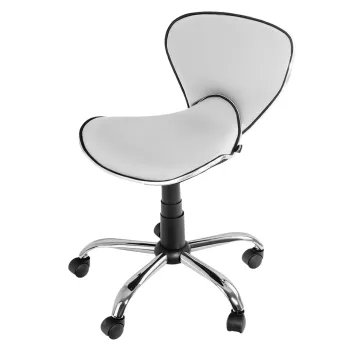 Krzesło kosmetyczne Spacetronik Binary (biały)