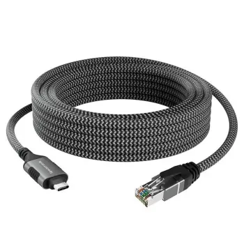 Karta sieciowa USB-C Gigabit, kabel adapter 8m