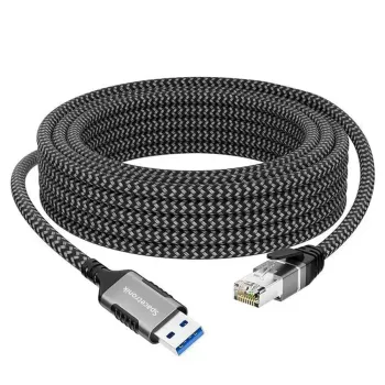 Karta sieciowa USB-A Gigabit, kabel adapter 5m