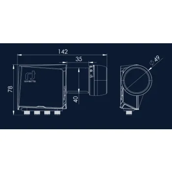 LNB Quad Inverto Premium Universal 40mm PLL