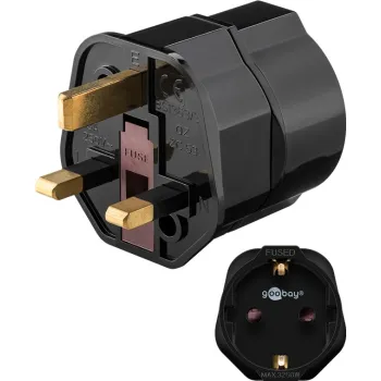 Adapter podróżny gn. Europa wtyk UK GB Goobay