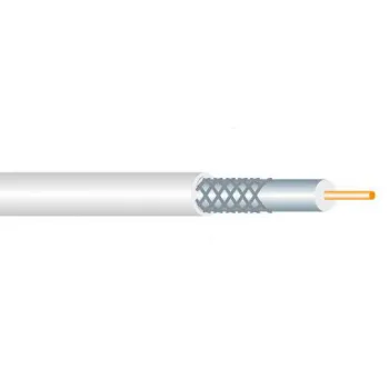 Kabel koncentryczny Poka 110 RG6 1,02 CU CIĘTY 1m