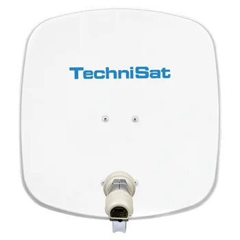 TechniSat DigiDish 45 naMaszt +LNB Single, biała