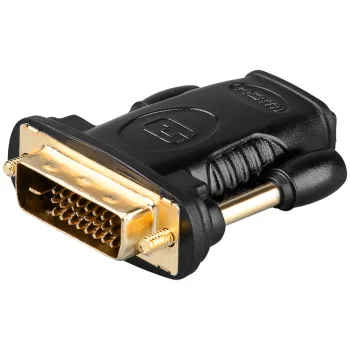 Adapter gniazdo HDMI / wtyk DVI-D 24+1 Goobay