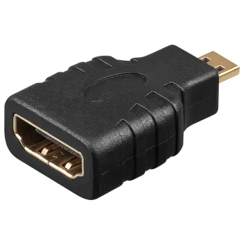 Adapter gniazdo HDMI - wtyk micro HDMI 1.4 Goobay