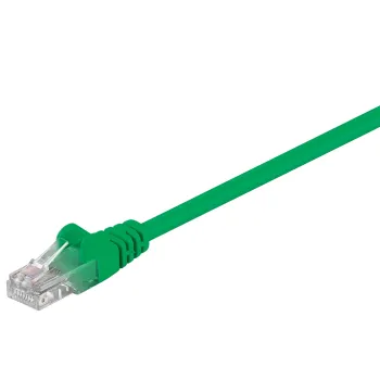 Kabel LAN Patchcord CAT 5E 0,25m zielony