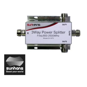 Splitter Sunhans SH-SP3 3WAY GSM/3G/4G 800-2500MHZ