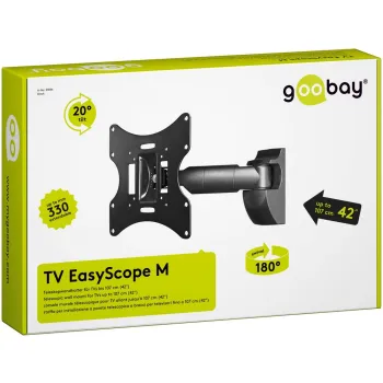 Uchwyt TV EasyScope M Goobay 17''-42''