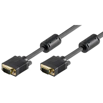 Kabel VGA Goobay M/M Gold czarny - 10m