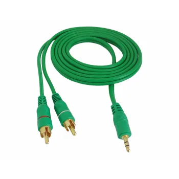 kabel Jack 3,5st-2RCA Digital HQ zielony 3m
