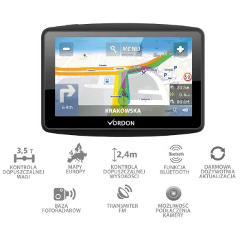 Nawigacja GPS VORDON 7