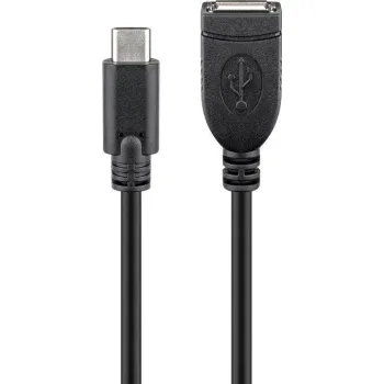 Adapter USB-C na gniazdo USB OTG 2.0 Goobay 0,2m