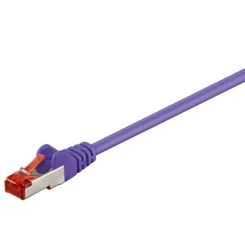 Kabel LAN Patchcord CAT 6 S/FTP LSZH fiolet 1m