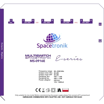 Multiswitch 9/16 Spacetronik E-Series MS-0916E