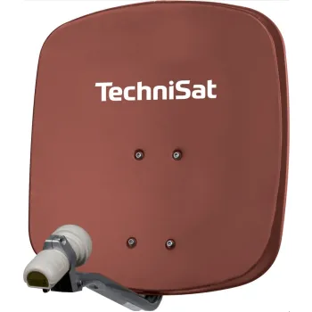TechniSat DigiDish 45 naMaszt +LNB Single czerwona