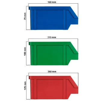 Stojak i pojemniki magazynowe SPM-RS80-3 kuweta S