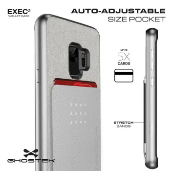 Etui Exec 2 Samsung Galaxy S9 srebrny