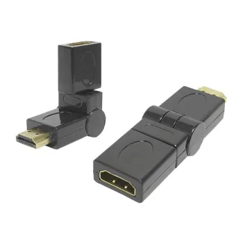 Adapter wt. HDMI - gn. HDMI zm.kąta 180/obrót 360
