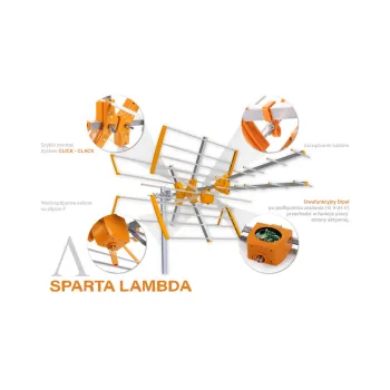 Opticum SPARTA LAMBDA Combo VHF + UHF Filtr LTE
