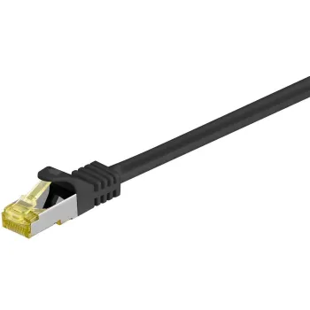 Kabel LAN Patchcord CAT 7 S/FTP czarny - 7,5m