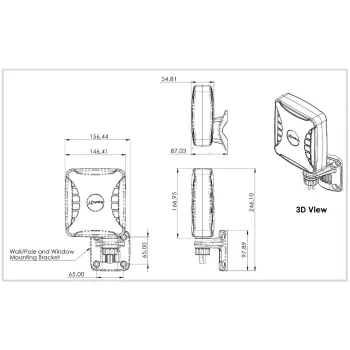 Antena panelowa Poynting XPOL-1-5G-41 4x4MIMO 3dBi