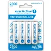 Akumulatorki AA / R6 Ni-MH everActive 2600mAh Professional Line (box 4 szt.)