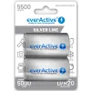 Akumulatorki D / R20 Ni-MH everActive 5500mAh Silver Line (box 2 szt.)