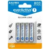 Akumulatorki AAA / R03 everActive Ni-MH Ni-MH 800 mAh ready to use Silver line (box 4szt)