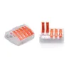 ZŁĄCZKA DO PRZEWODÓW ZATRZASKOWA 0,2-4,0mm2 PC-235 5GNIAZD (1szt.)