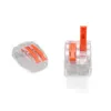 ZŁĄCZKA DO PRZEWODÓW ZATRZASKOWA 0,2-4,0mm2 PC-232 2GNIAZDA (50szt.)