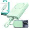 Powerbank Joyroom JR-PBM01 10000mAh 20W 1x USB-C 2x Lightning zielony + kabel