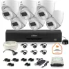 Zestaw monitoringu Dahua 6x kamera kopułkowa HAC-HDW1500CLQ-IL-A-0280B-S2 1TB IR 20m 51mp