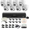 Zestaw monitoringu Dahua 8x kamera kopułkowa HAC-HDW1500CLQ-IL-A-0280B-S2 1TB IR 20m 51mp